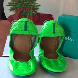 Limited Edition Tieks Galatic Green
